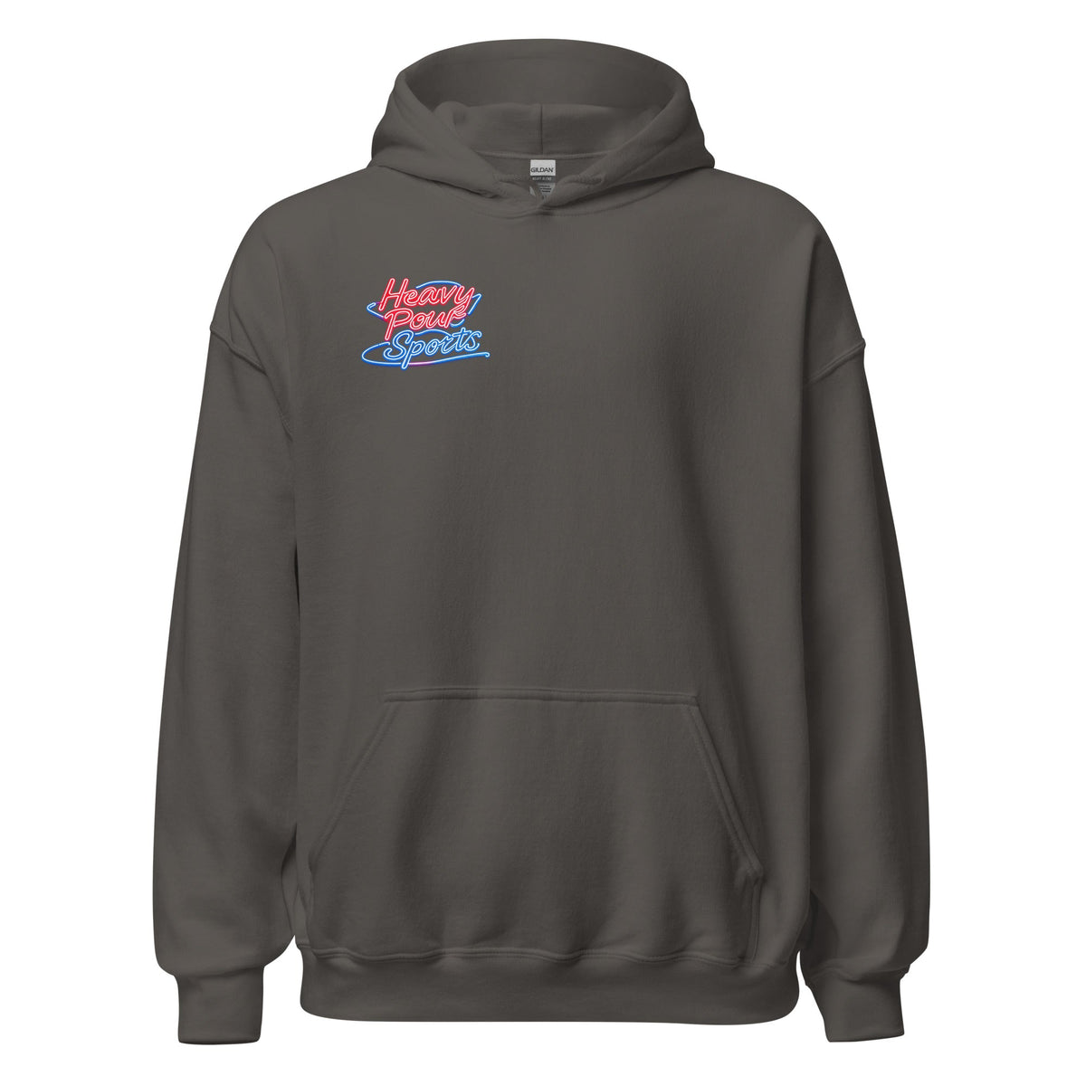 Heavy Pour Sports Hoodie | Neon Retro Bar Design - Bluegrass Elite Apparel LLC