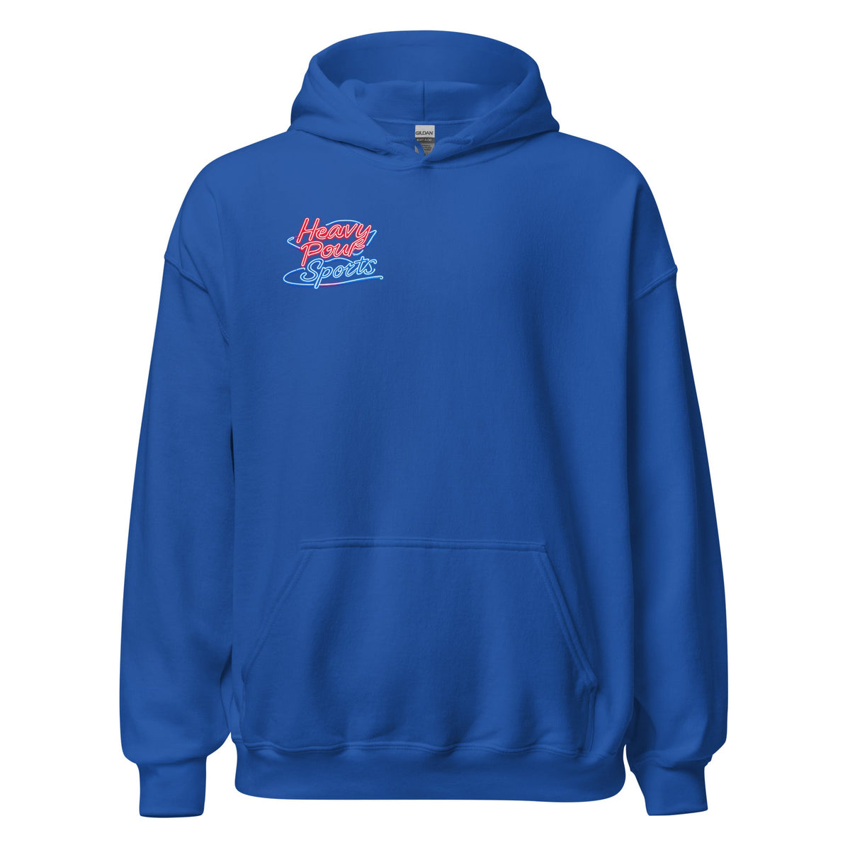 Heavy Pour Sports Hoodie | Neon Retro Bar Design - Bluegrass Elite Apparel LLC