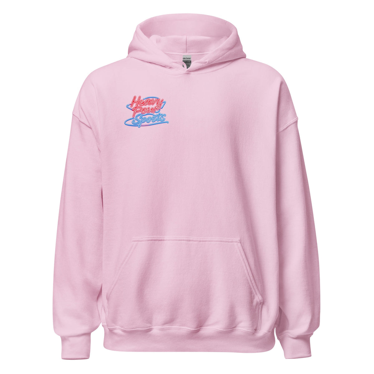 Heavy Pour Sports Hoodie | Neon Retro Bar Design - Bluegrass Elite Apparel LLC