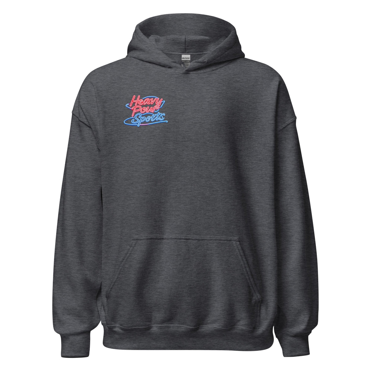 Heavy Pour Sports Hoodie | Neon Retro Bar Design - Bluegrass Elite Apparel LLC
