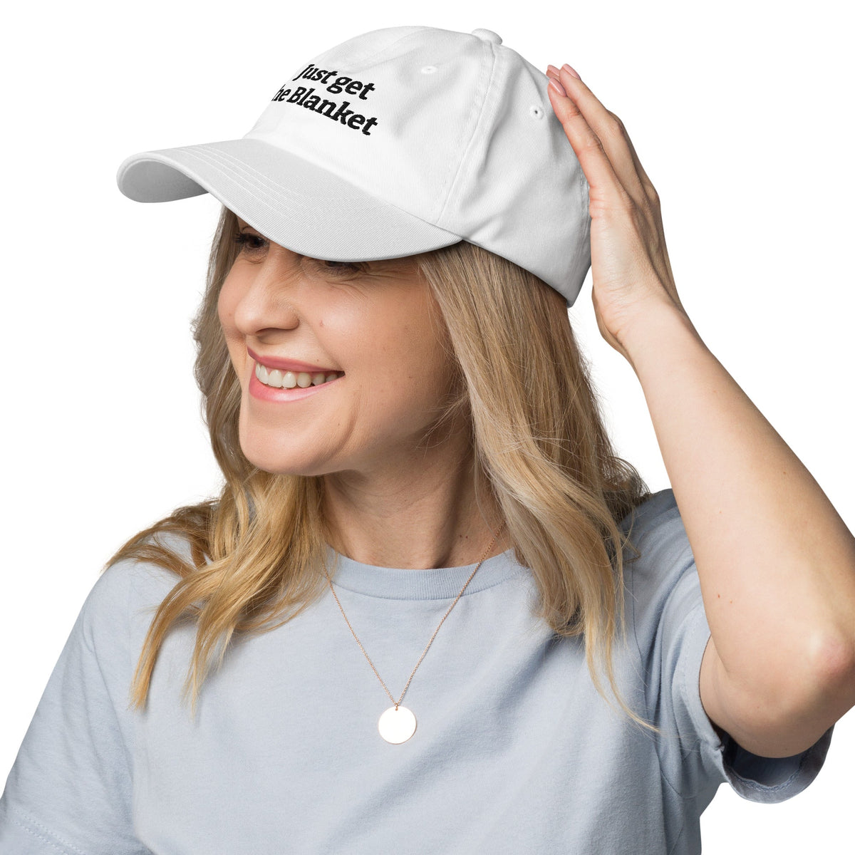 Just Get the Blanket Hat | Romance Reader Dad Hat - Bluegrass Elite Apparel LLC