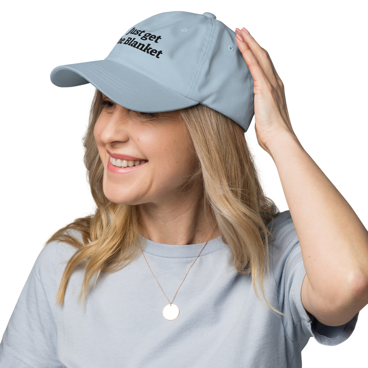Just Get the Blanket Hat | Romance Reader Dad Hat - Bluegrass Elite Apparel LLC