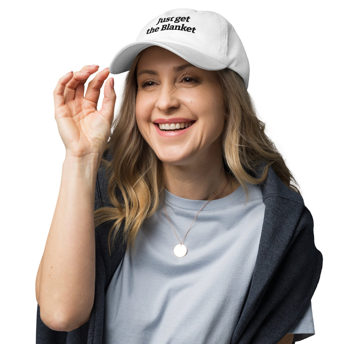 Just Get the Blanket Hat | Romance Reader Dad Hat - Bluegrass Elite Apparel LLC