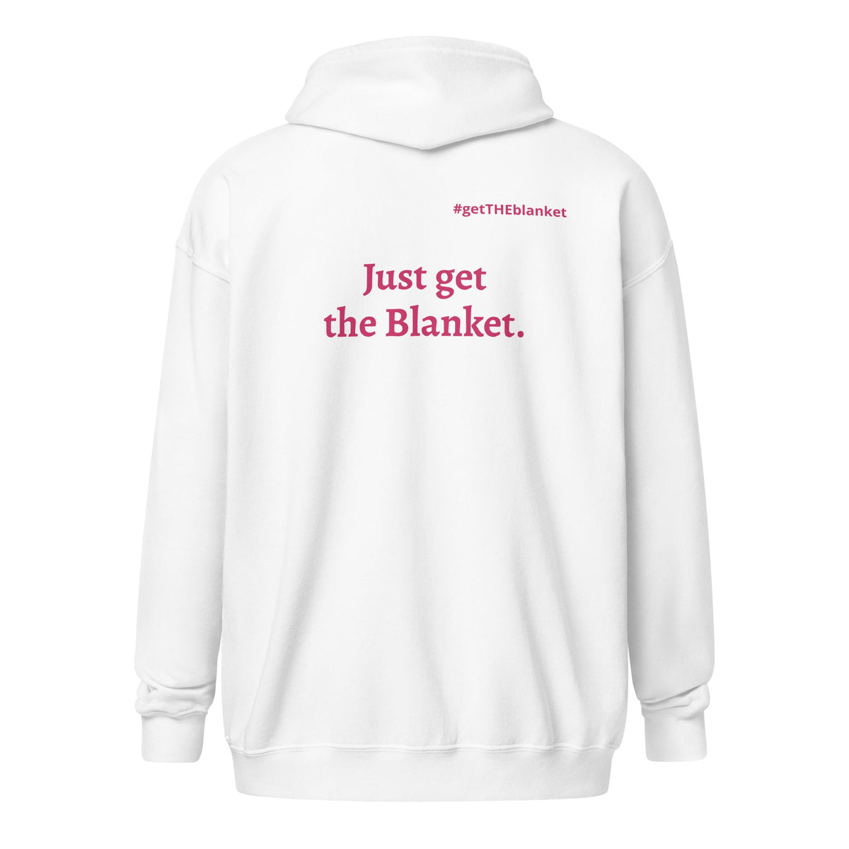 Just Get the Blanket Hoodie | Romance Reader Zip Hoodie – Cozy Fleece - Bluegrass Elite Apparel LLC
