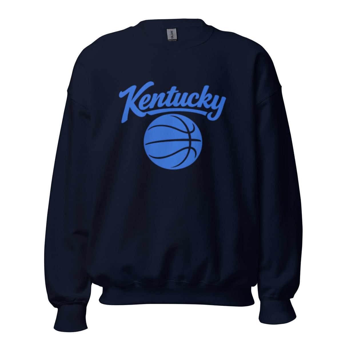 Kentucky Basketball Sweatshirt | Royal Blue Script Design | Unisex - Bluegrass Elite Apparel LLC