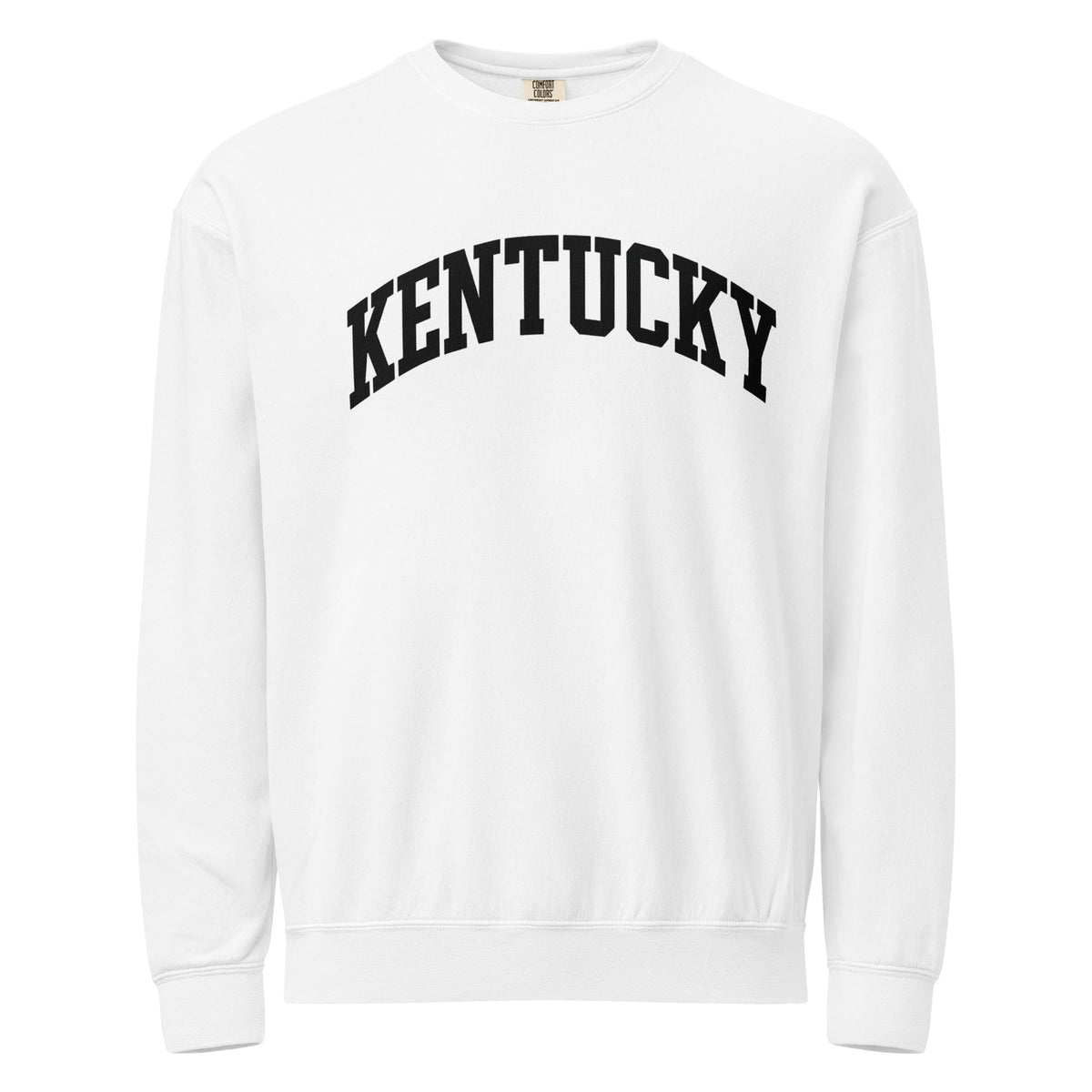 Kentucky Block Letter Sweatshirt | Bold Black Text | Vintage Fleece - Bluegrass Elite Apparel LLC