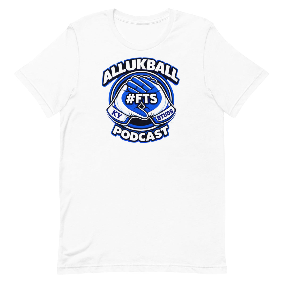 Kentucky Blue Podcast Ball Tee | Allukball Graphic Shirt | Classic - Bluegrass Elite Apparel LLC