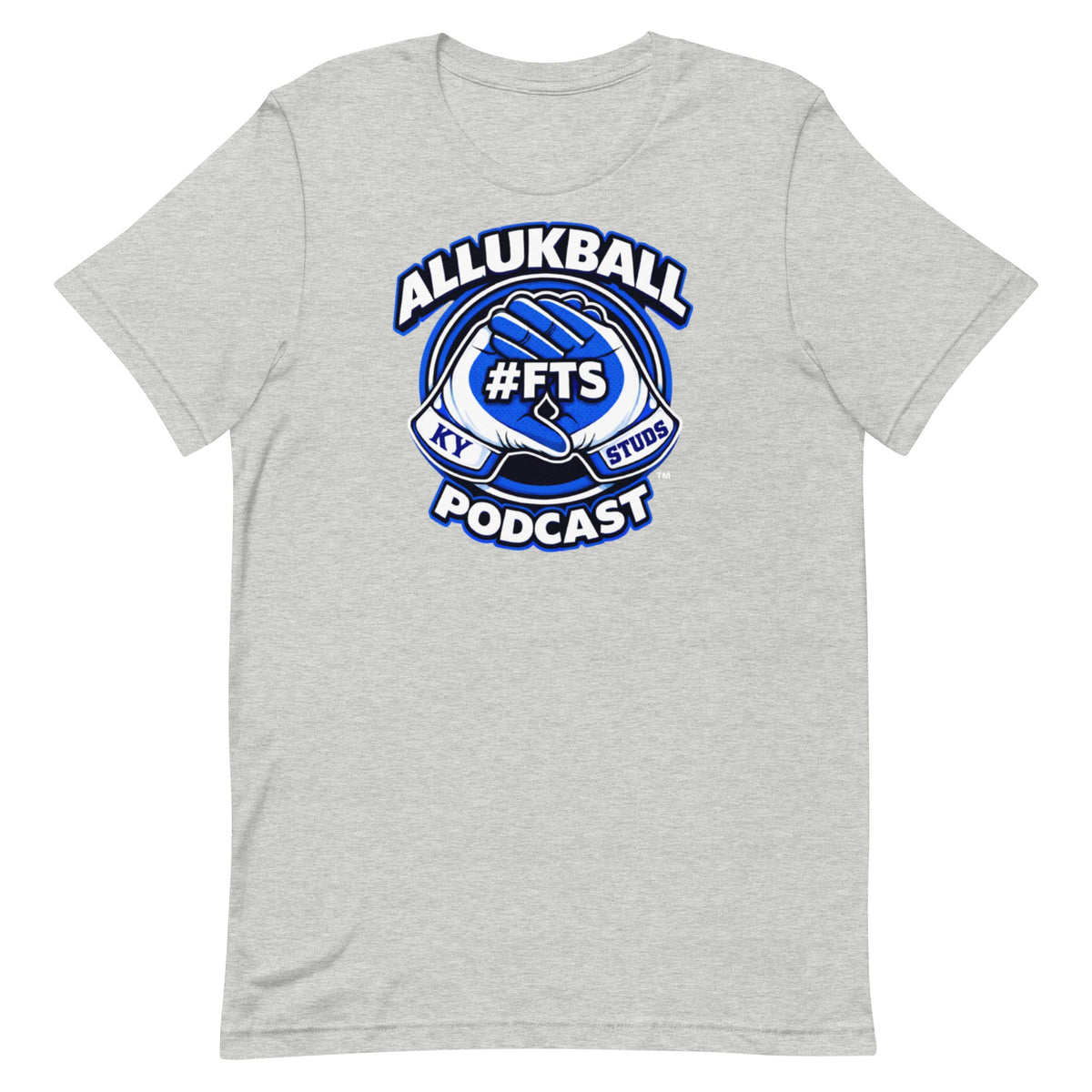 Kentucky Blue Podcast Ball Tee | Allukball Graphic Shirt | Classic - Bluegrass Elite Apparel LLC