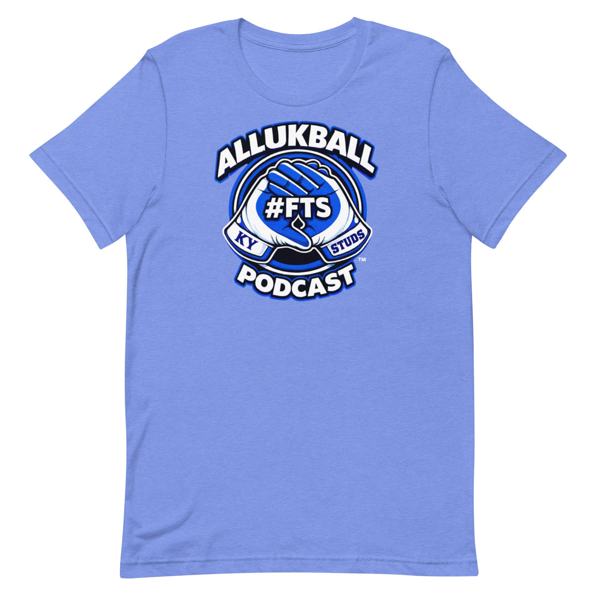 Kentucky Blue Podcast Ball Tee | Allukball Graphic Shirt | Classic - Bluegrass Elite Apparel LLC