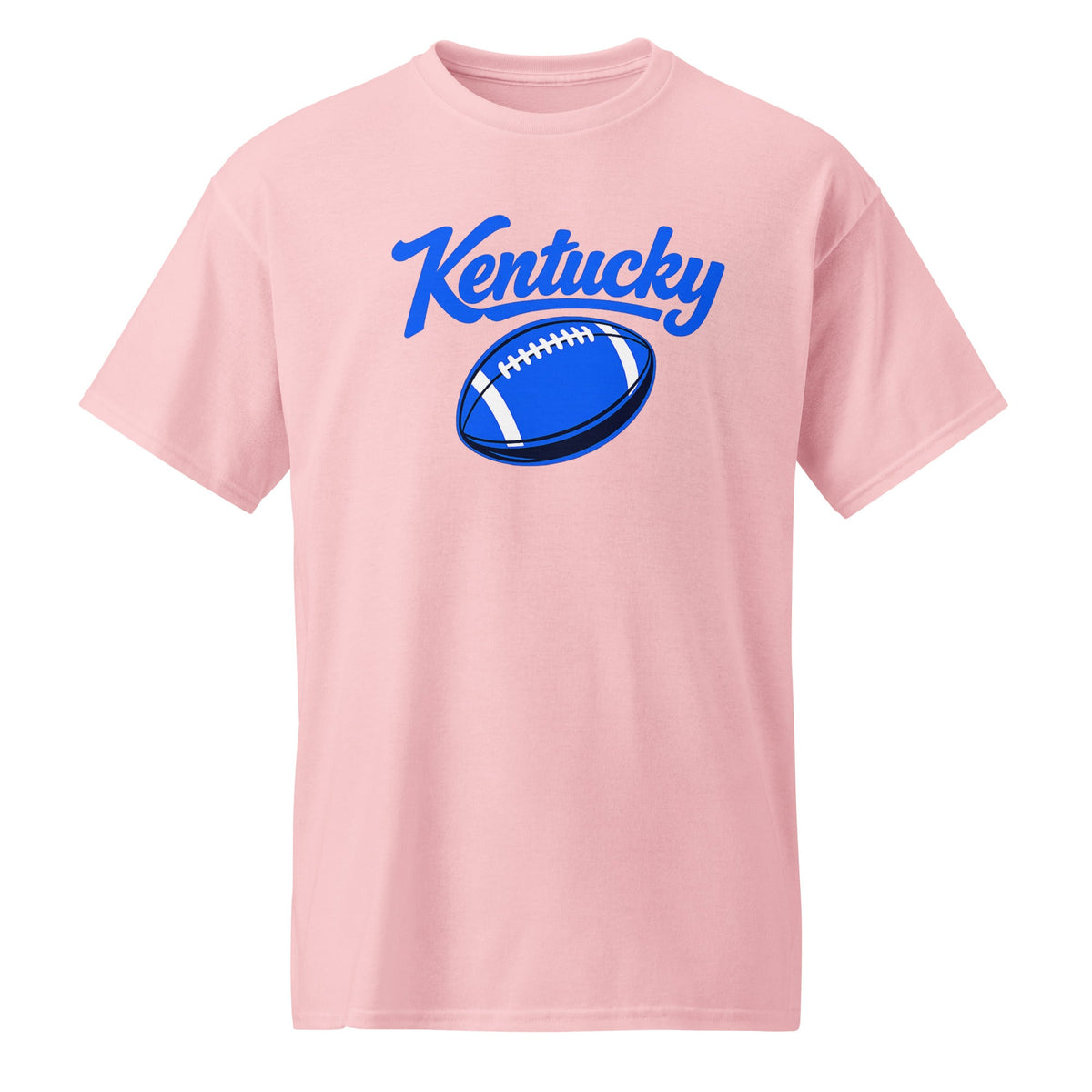 Kentucky Blue Script Ball DryBlend T-Shirt | Minimal Sports Design | Performance Cotton - Bluegrass Elite Apparel LLC