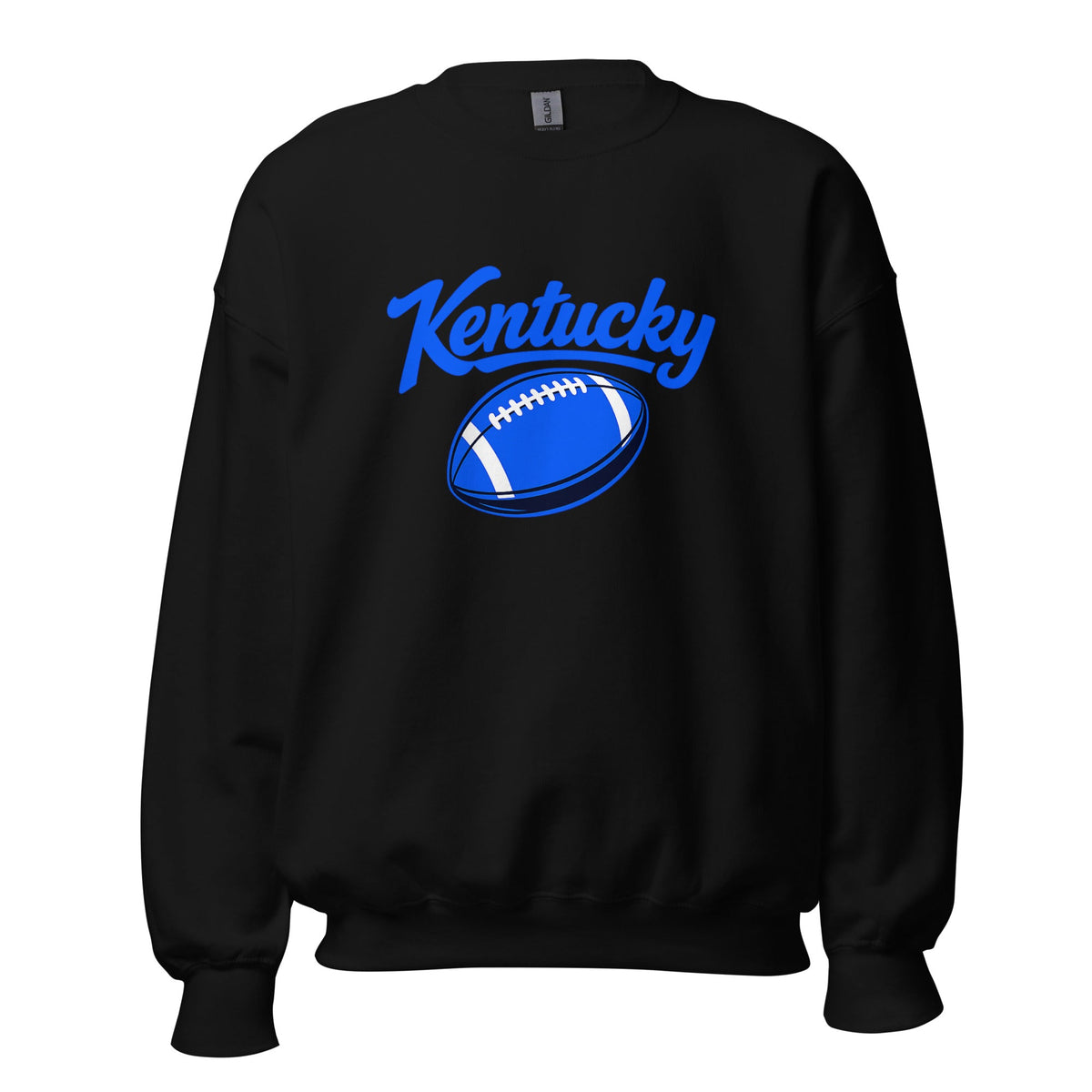 Kentucky Blue Script Ball Sweatshirt | Minimal Sports Design | Classic Crewneck - Bluegrass Elite Apparel LLC