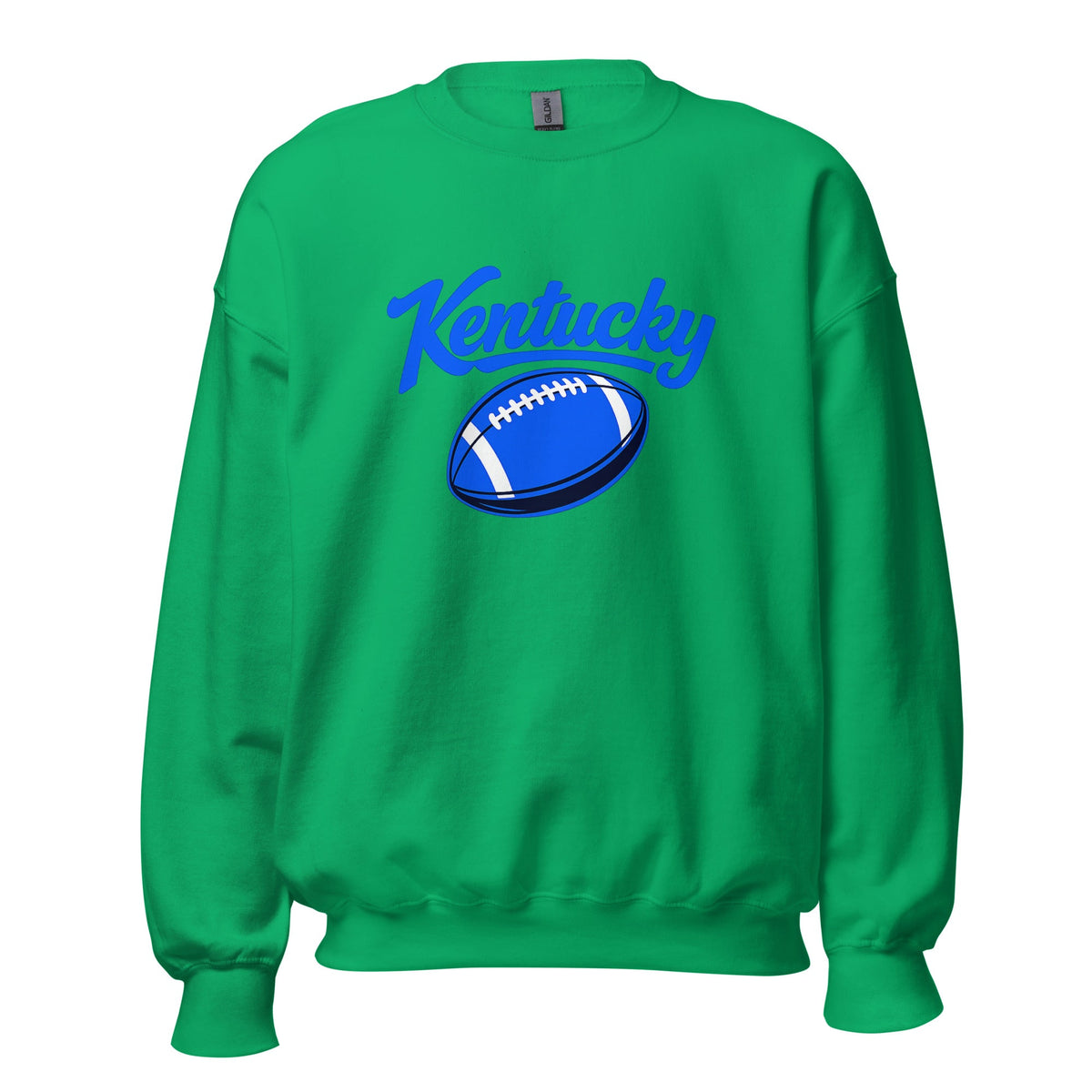 Kentucky Blue Script Ball Sweatshirt | Minimal Sports Design | Classic Crewneck - Bluegrass Elite Apparel LLC