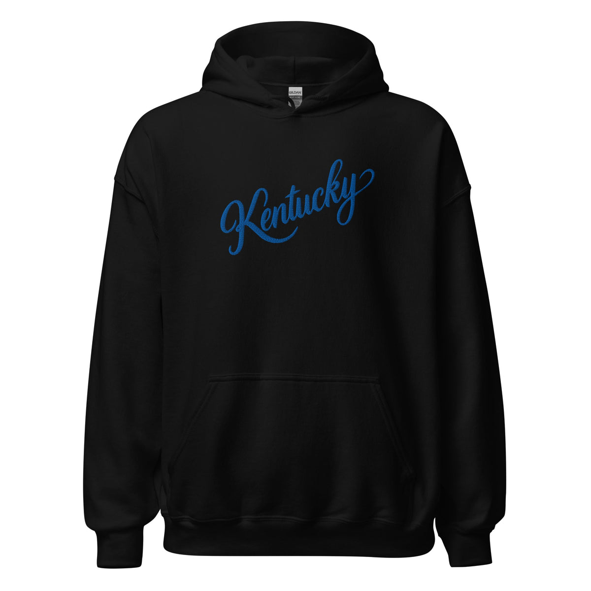 Kentucky Blue Script Heritage Hoodie - Bluegrass Elite Apparel LLC