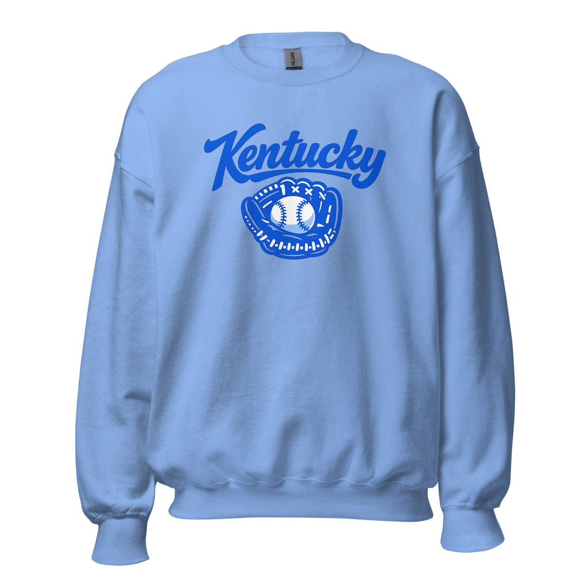 Kentucky Blue Sweatshirt | Glove Graphic | Classic Crewneck - Bluegrass Elite Apparel LLC