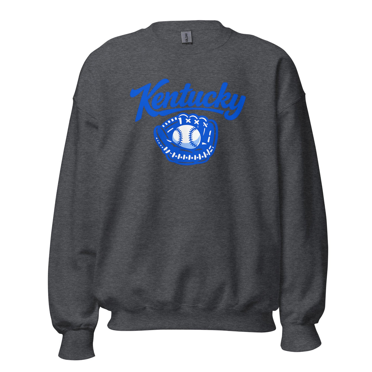 Kentucky Blue Sweatshirt | Glove Graphic | Classic Crewneck - Bluegrass Elite Apparel LLC