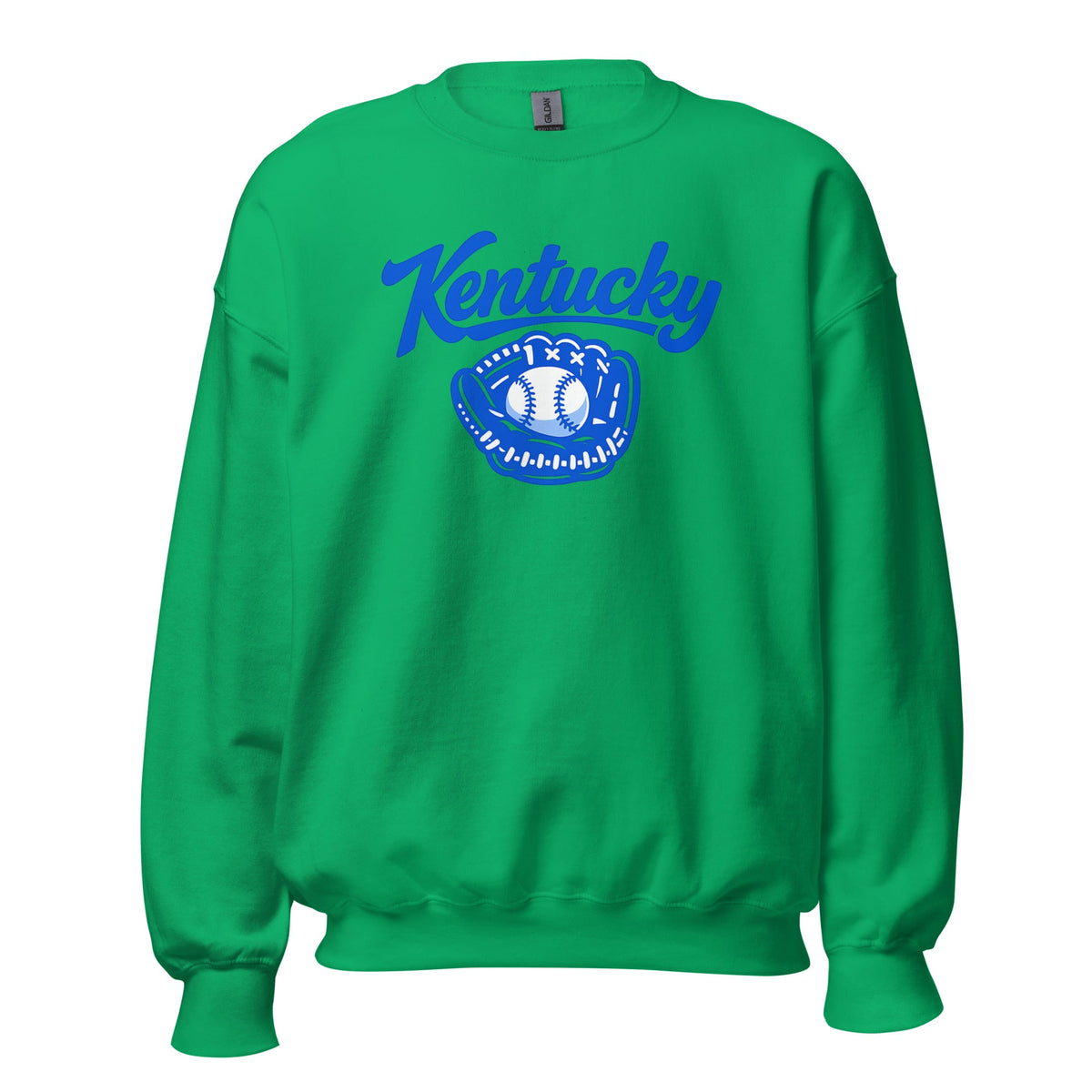 Kentucky Blue Sweatshirt | Glove Graphic | Classic Crewneck - Bluegrass Elite Apparel LLC