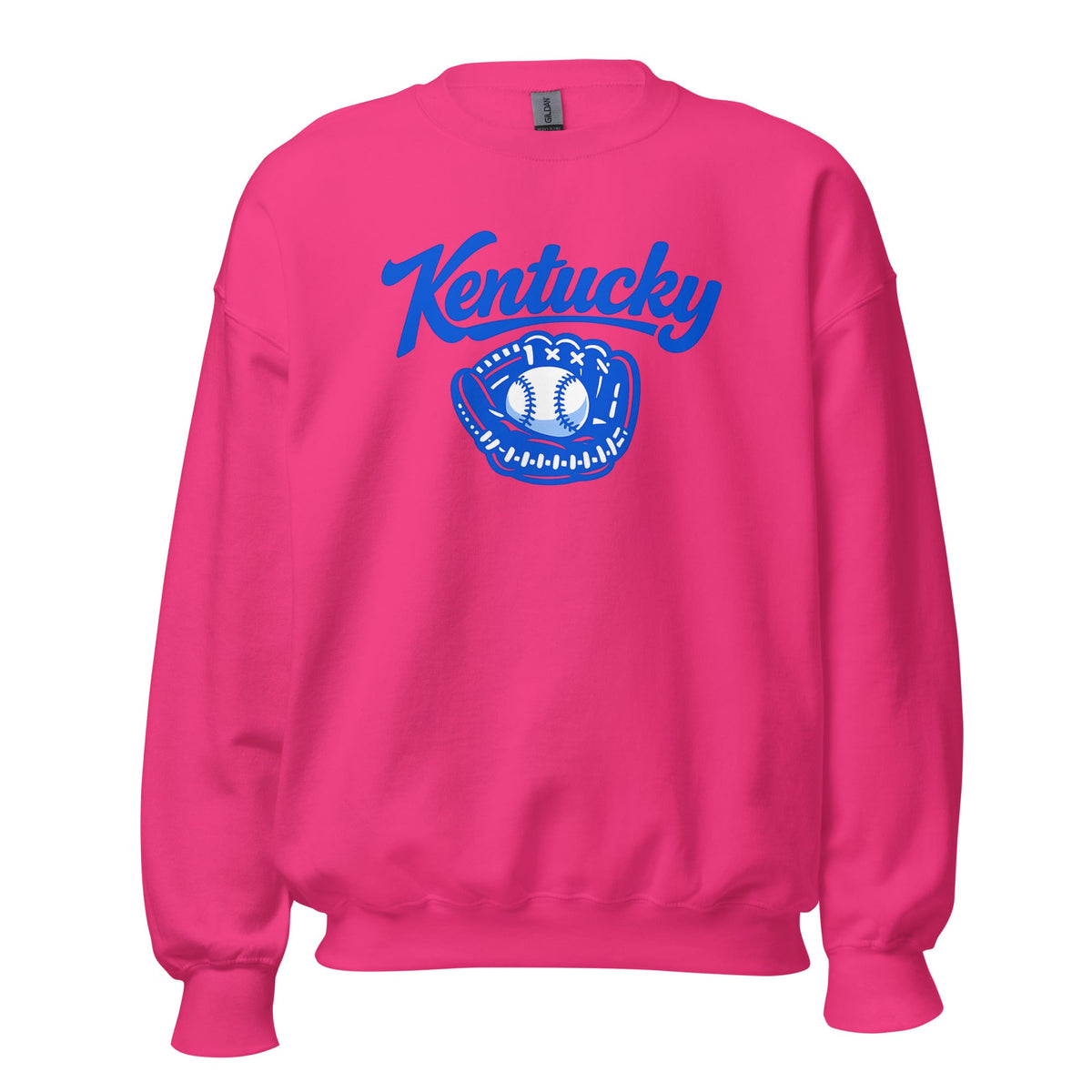 Kentucky Blue Sweatshirt | Glove Graphic | Classic Crewneck - Bluegrass Elite Apparel LLC