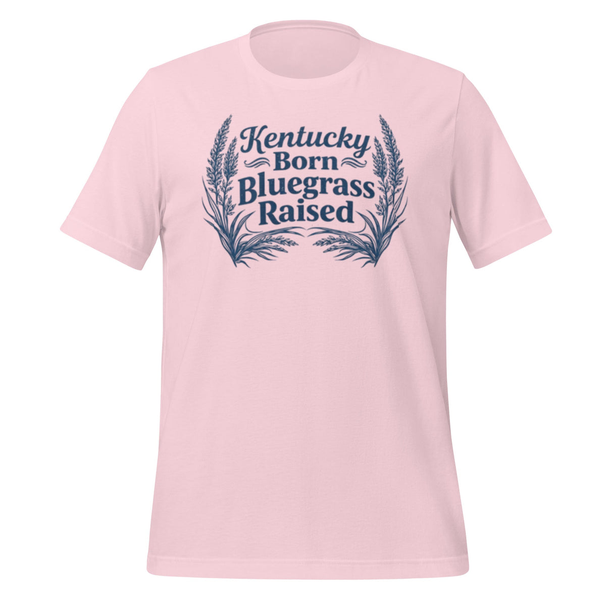 Kentucky Born, Bluegrass Raised T-Shirt | Hand - Drawn Grass Design | Classic Cotton - Bluegrass Elite Apparel LLC