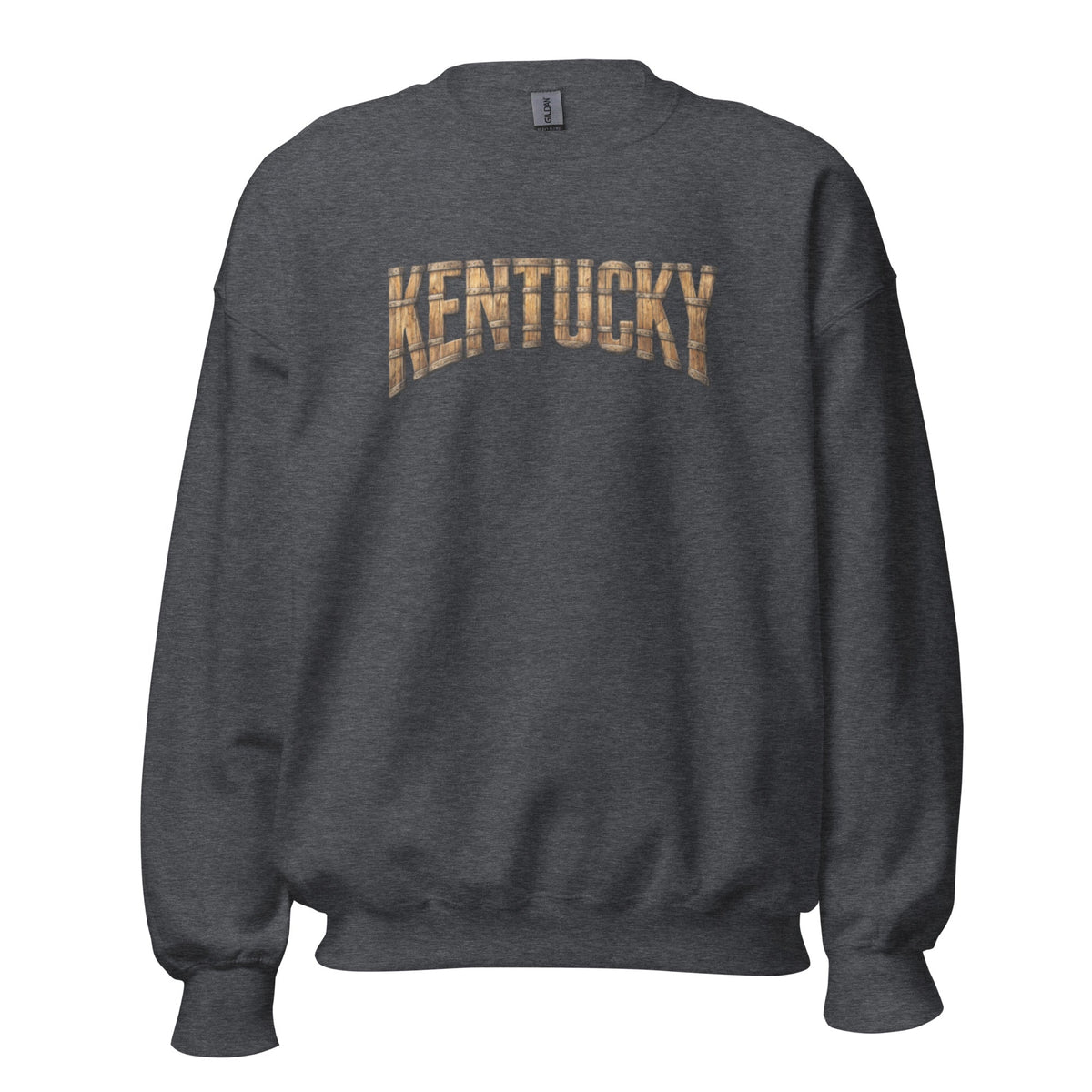 Kentucky Bourbon Sweatshirt | Barrel Text Design | Cozy Fit - Bluegrass Elite Apparel LLC