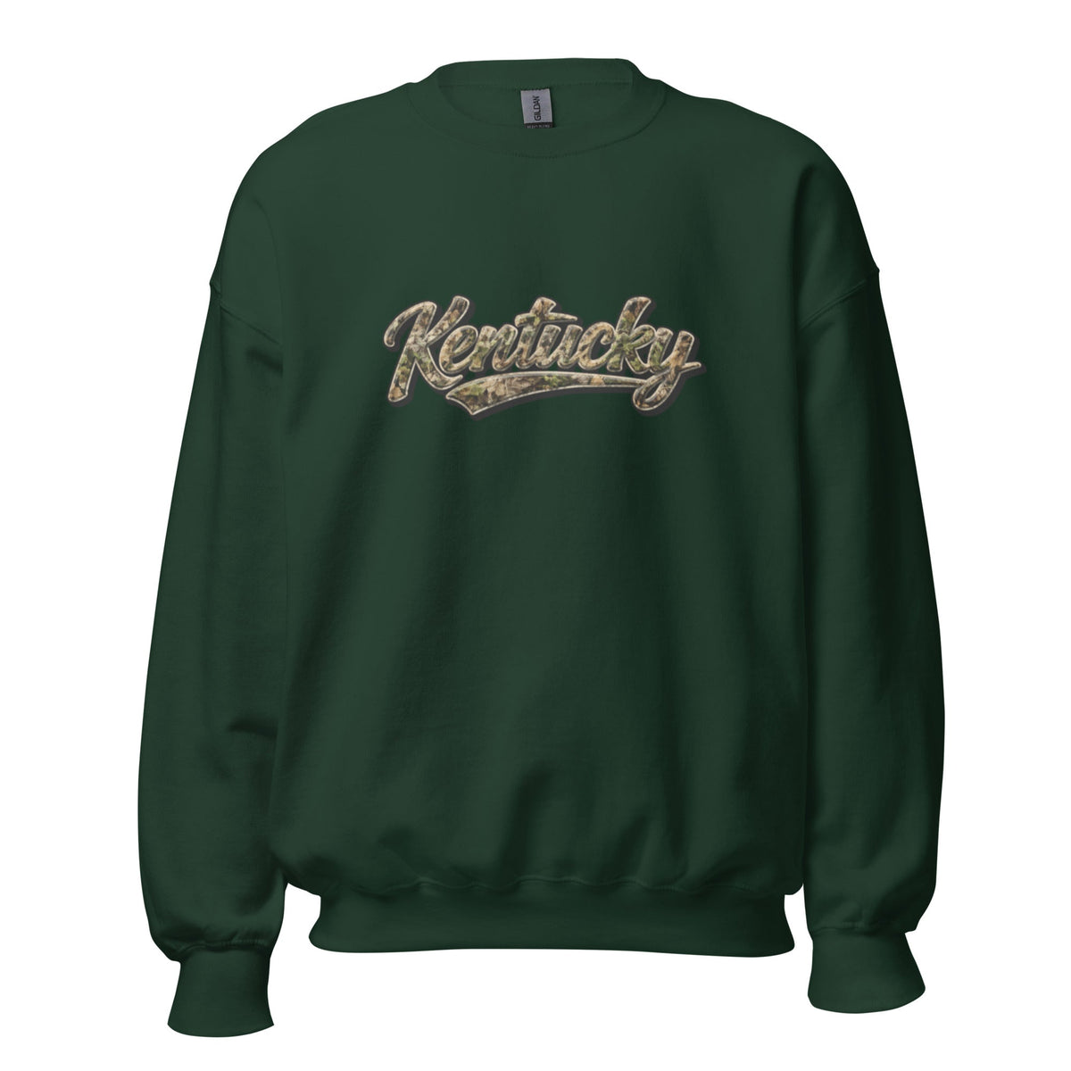 Kentucky Camo Sweatshirt | Outdoor Script Design | Unisex Fit - Bluegrass Elite Apparel LLC