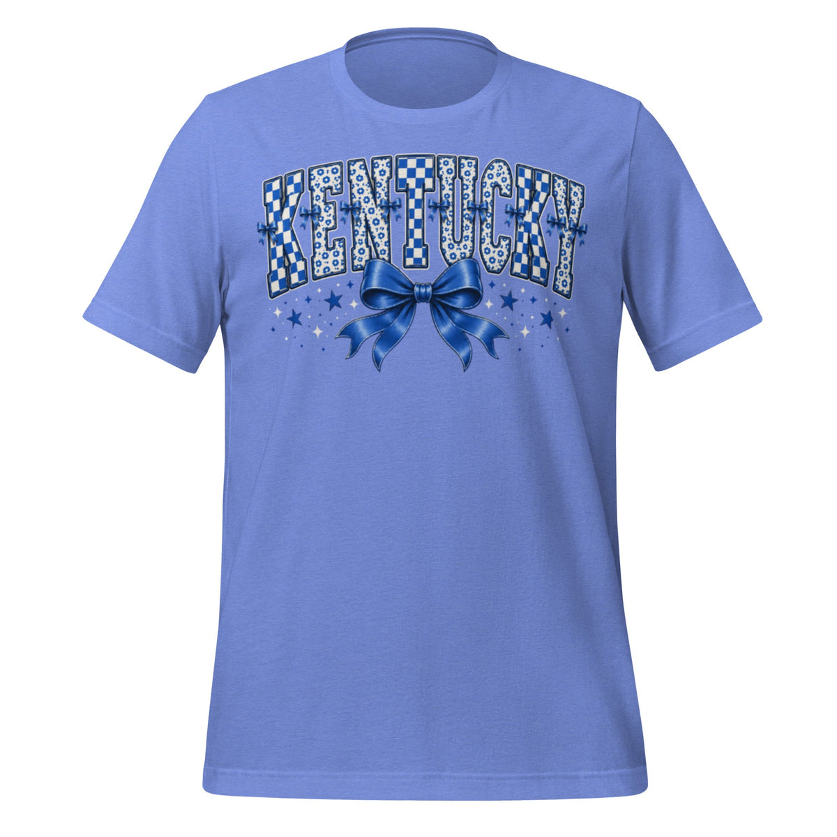 Kentucky Checker Bow Classic Tee - Bluegrass Elite Apparel LLC