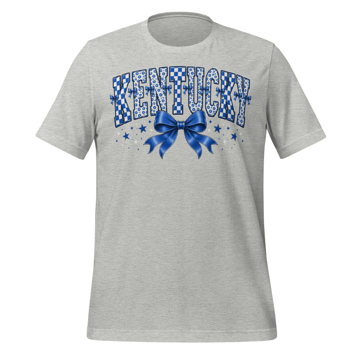 Kentucky Checker Bow Classic Tee - Bluegrass Elite Apparel LLC