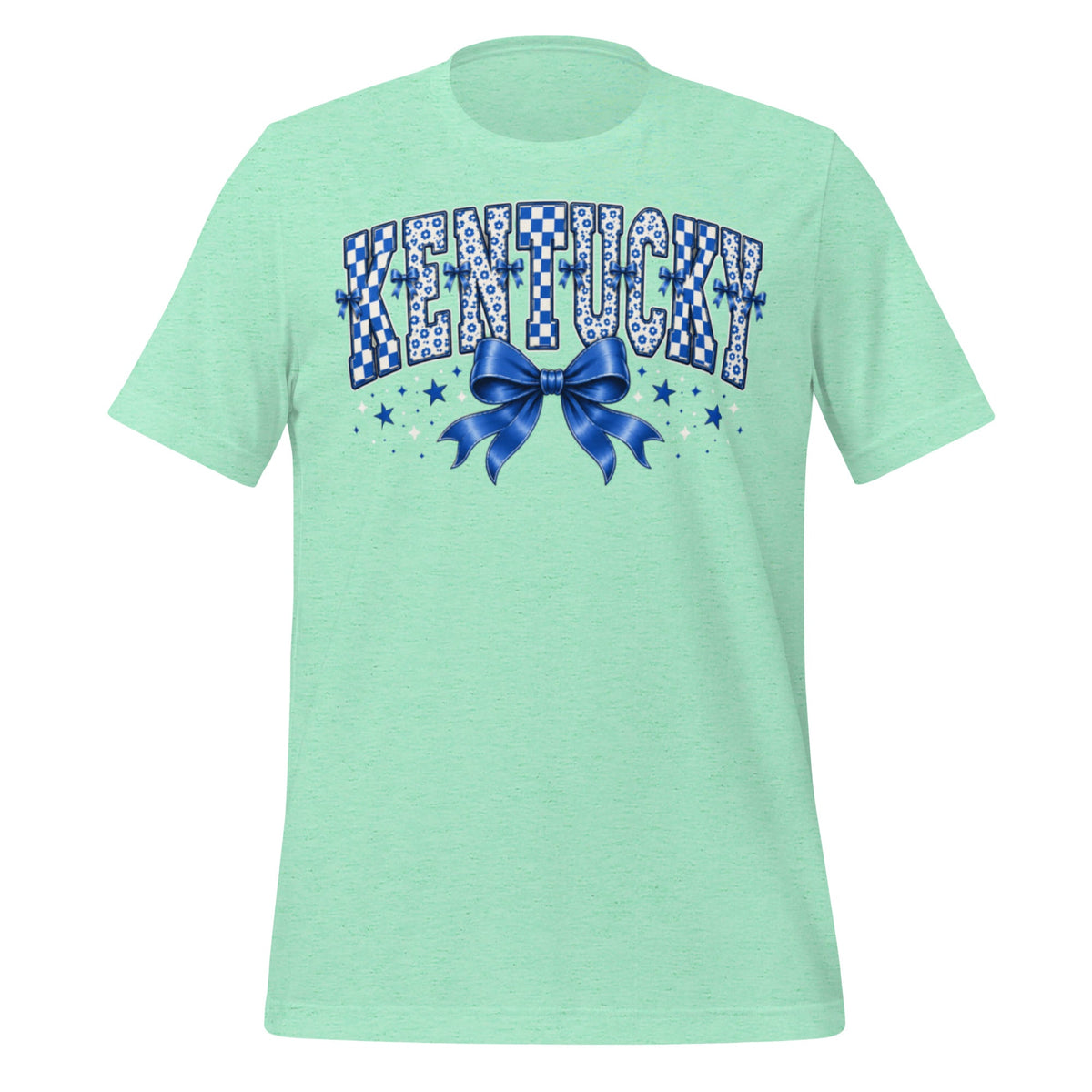 Kentucky Checker Bow Classic Tee - Bluegrass Elite Apparel LLC