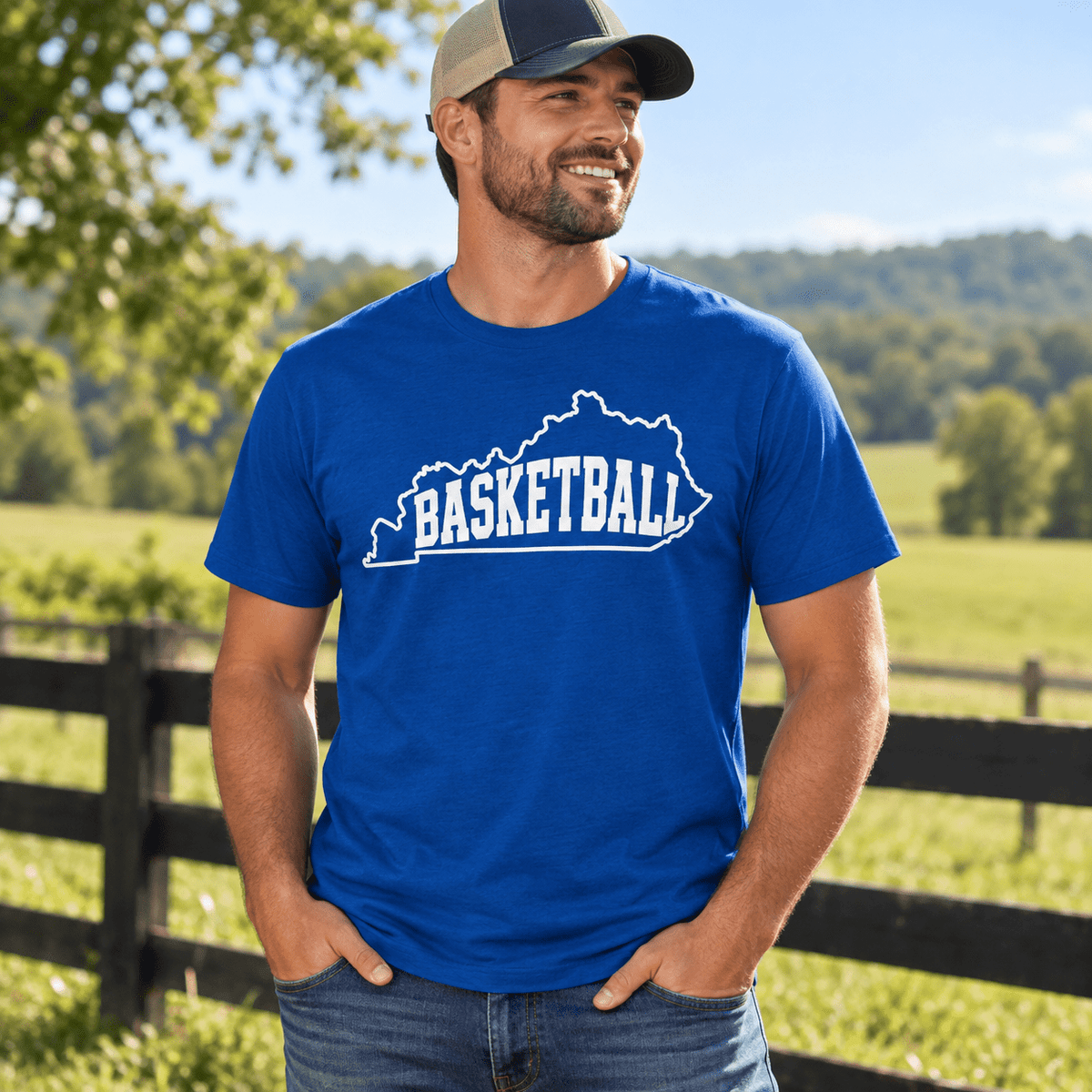 Kentucky Game Day Basketball Classic Tee - Bluegrass Elite Apparel LLC