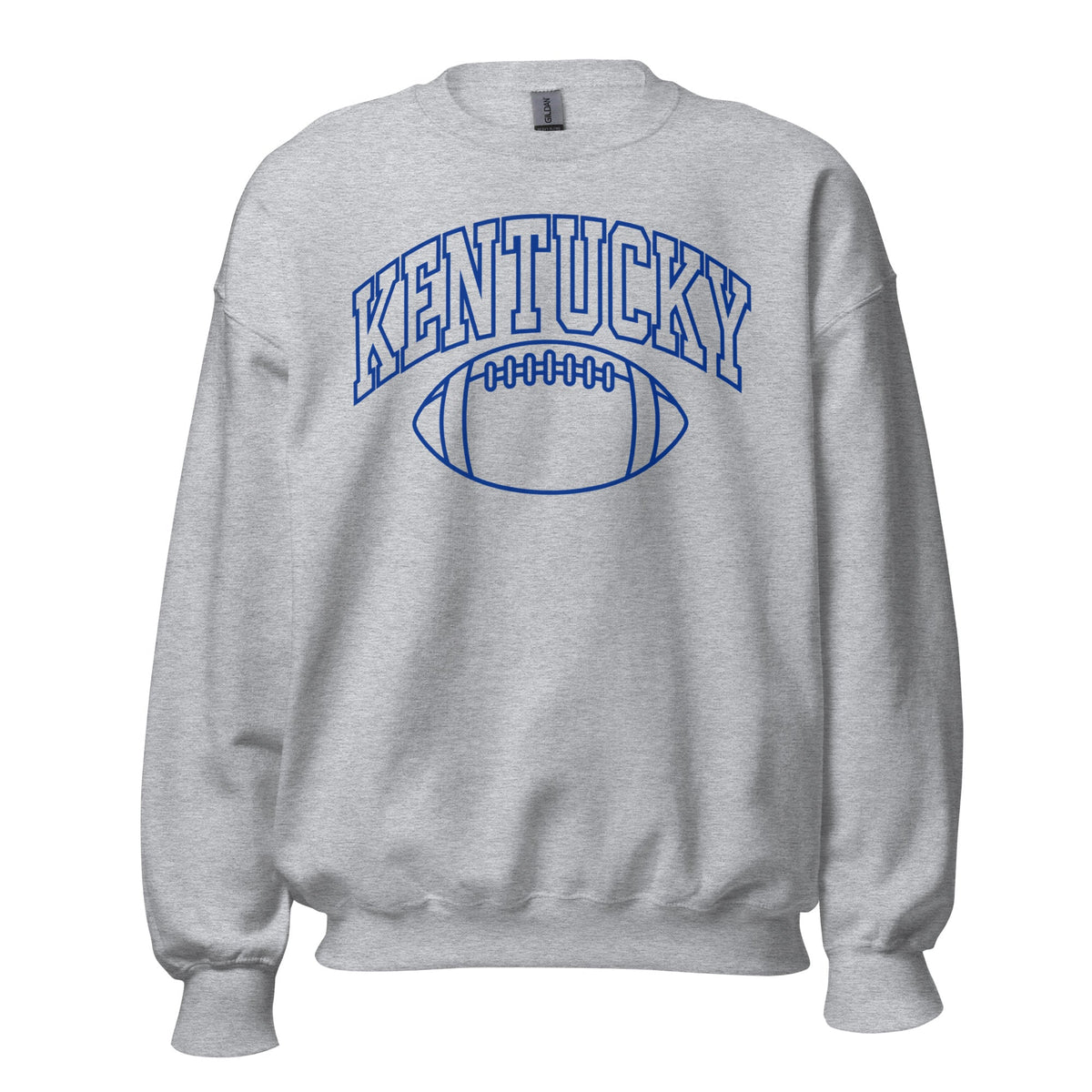 Kentucky Game Day Outline Crewneck Sweatshirt - Bluegrass Elite Apparel LLC