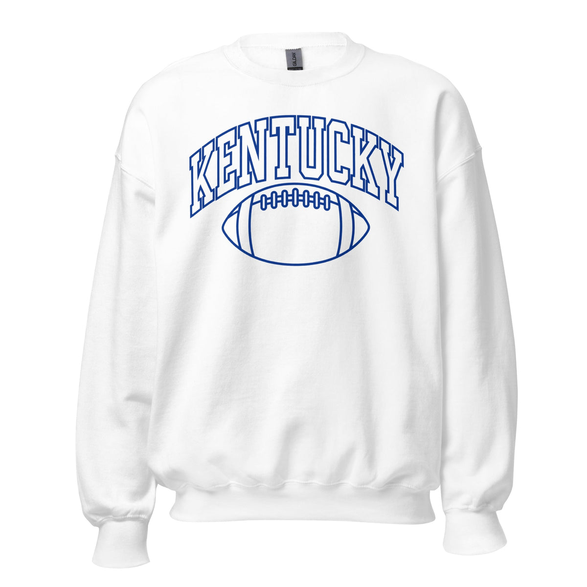 Kentucky Game Day Outline Crewneck Sweatshirt - Bluegrass Elite Apparel LLC