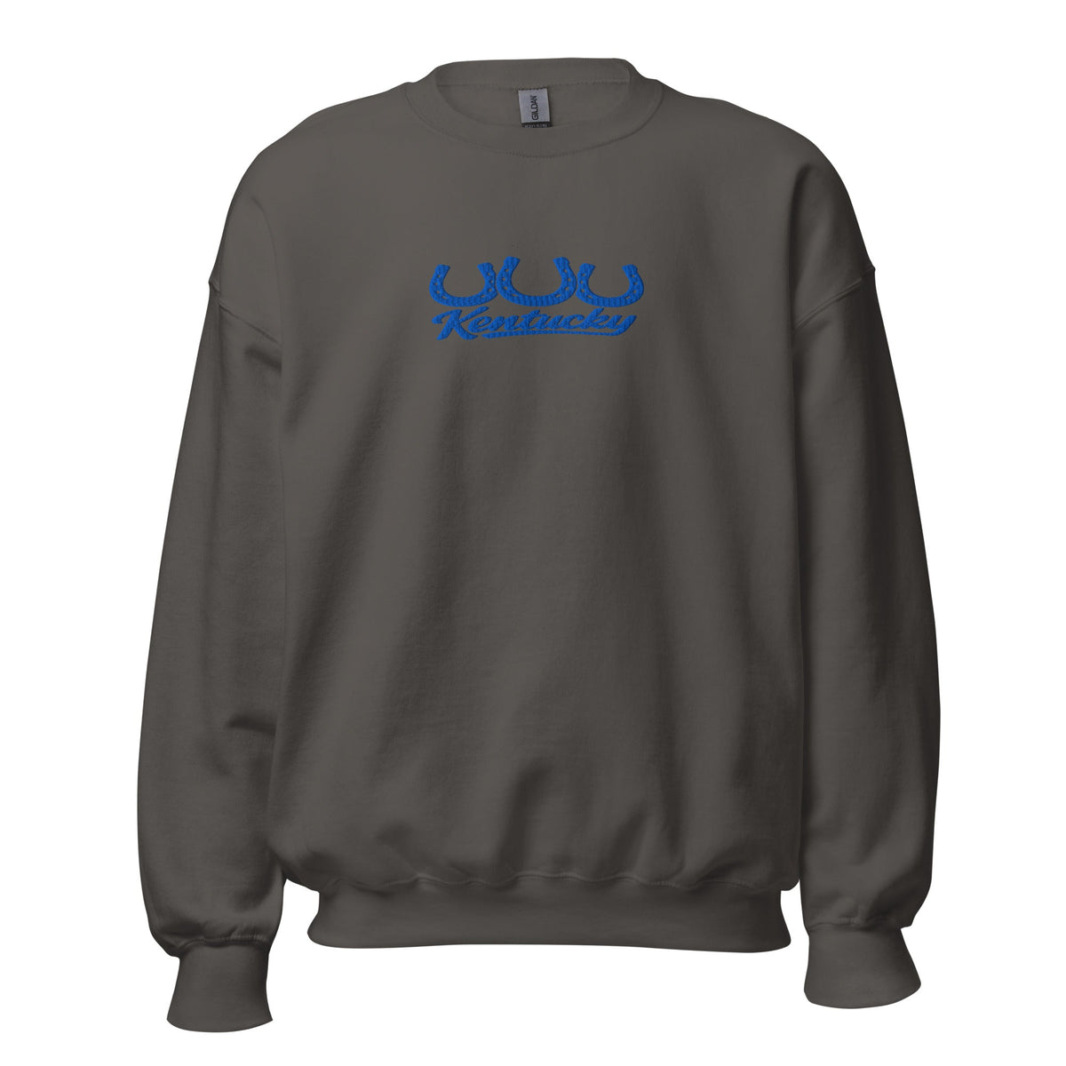Kentucky Horseshoe Script Sweatshirt - Bluegrass Elite Apparel LLC