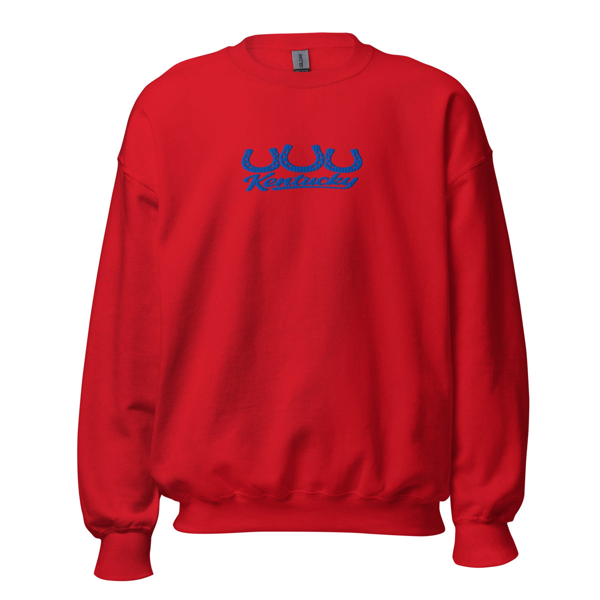 Kentucky Horseshoe Script Sweatshirt - Bluegrass Elite Apparel LLC