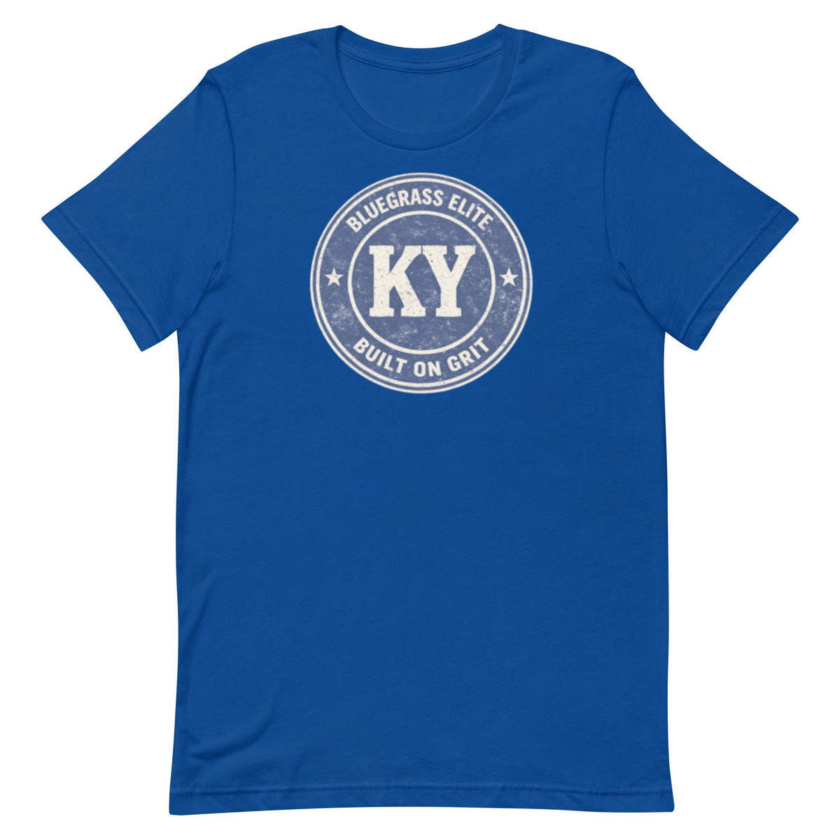 Kentucky KY Grit Badge T-Shirt | Bluegrass Elite Vintage Design | Classic - Bluegrass Elite Apparel LLC