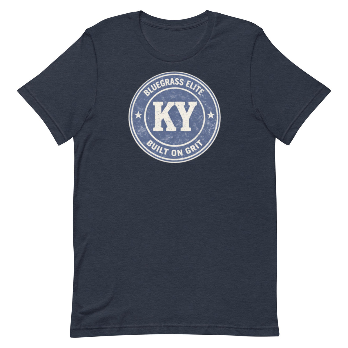 Kentucky KY Grit Badge T-Shirt | Bluegrass Elite Vintage Design | Classic - Bluegrass Elite Apparel LLC