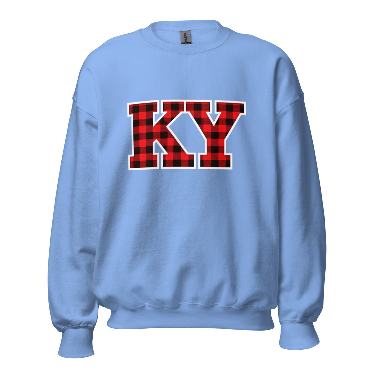 Kentucky Lumberjack Plaid Sweatshirt | Red KY Letter Design - Bluegrass Elite Apparel LLC