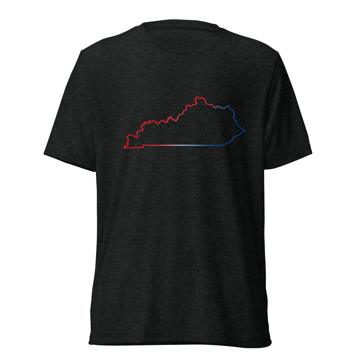 Kentucky Patriotic Outline Graphic Tee | Red White Blue Border Design - Bluegrass Elite Apparel LLC