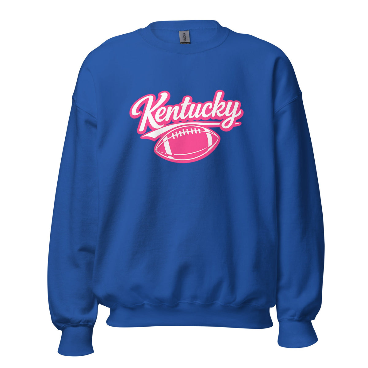 Kentucky Pink Script Ball Sweatshirt | Minimal Sports Design | Classic Crewneck - Bluegrass Elite Apparel LLC