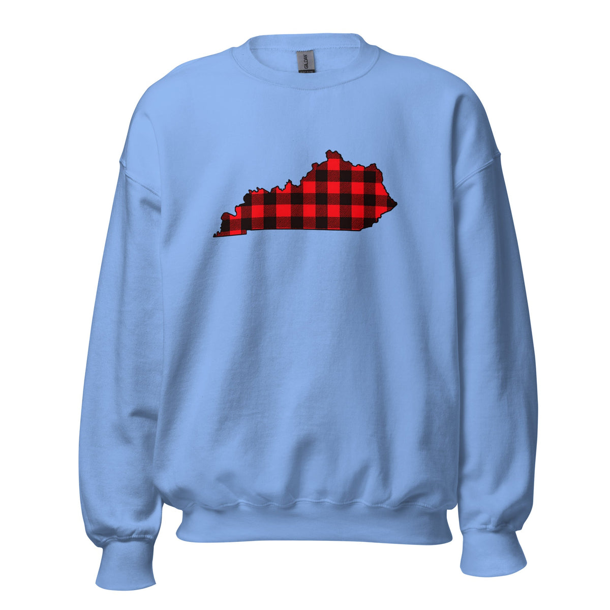 Kentucky Plaid State Sweatshirt | Red Lumberjack Kentucky Design - Bluegrass Elite Apparel LLC
