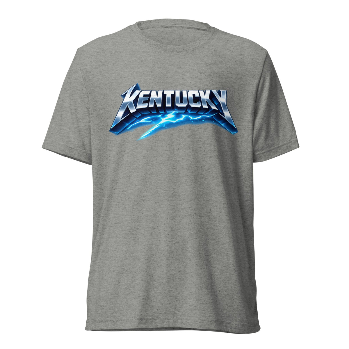 Kentucky Rock T-Shirt | Lightning Bolt Metal Style | Elite - Bluegrass Elite Apparel LLC