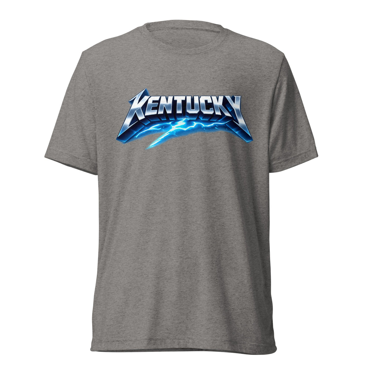 Kentucky Rock T-Shirt | Lightning Bolt Metal Style | Elite - Bluegrass Elite Apparel LLC