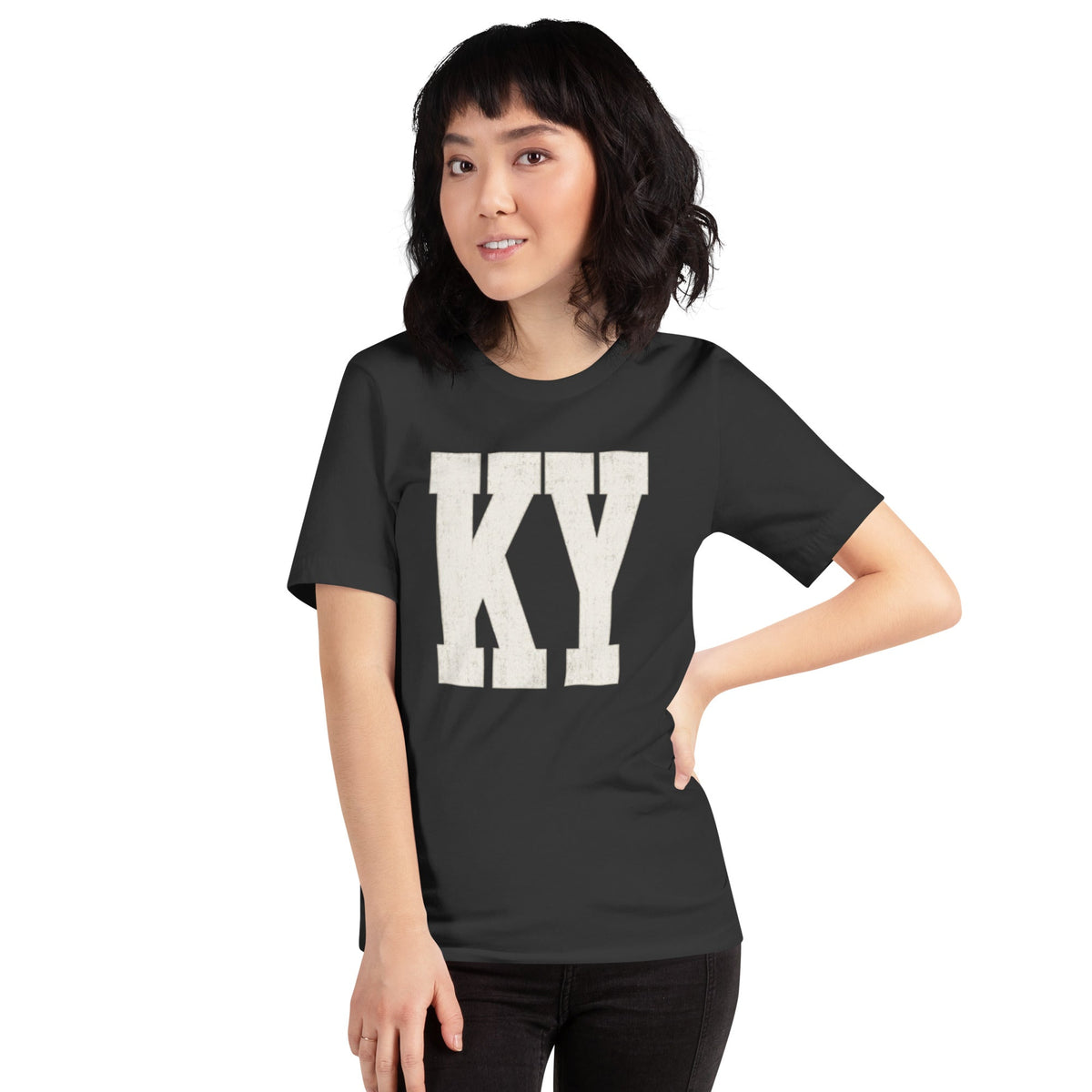 Kentucky Script Block Tee - Bluegrass Elite Apparel LLC