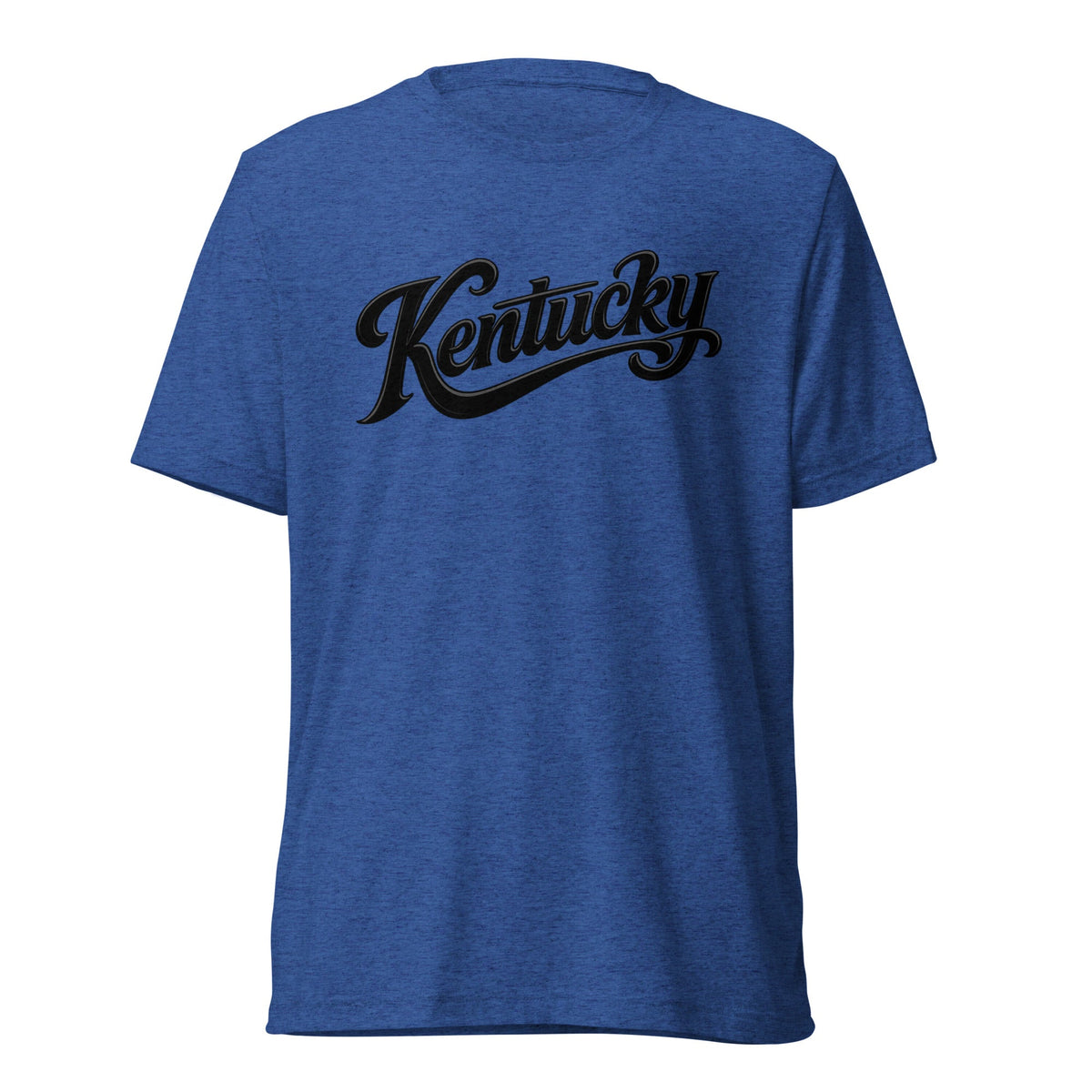 Kentucky Script T-Shirt | Black Text Design | Elite Tri - Blend - Bluegrass Elite Apparel LLC