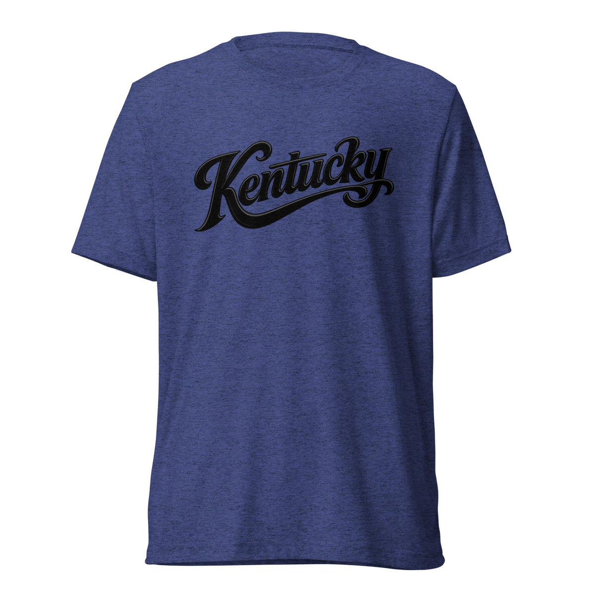 Kentucky Script T-Shirt | Black Text Design | Elite Tri - Blend - Bluegrass Elite Apparel LLC