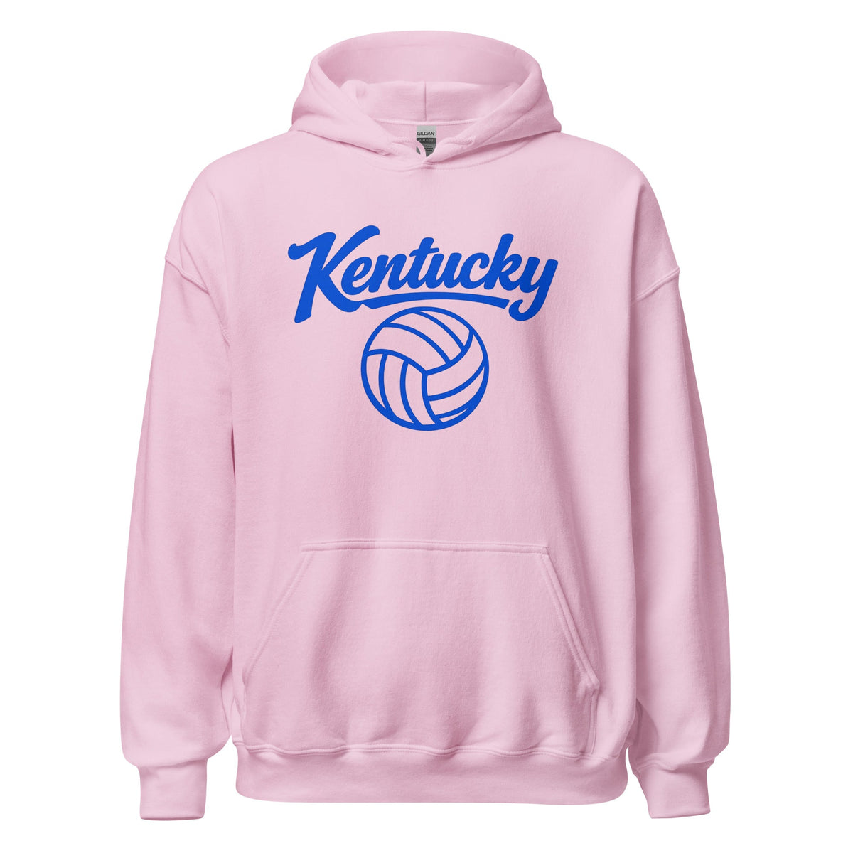 Kentucky Script Volleyball Hoodie | Script & Ball Design | Classic Pullover - Bluegrass Elite Apparel LLC