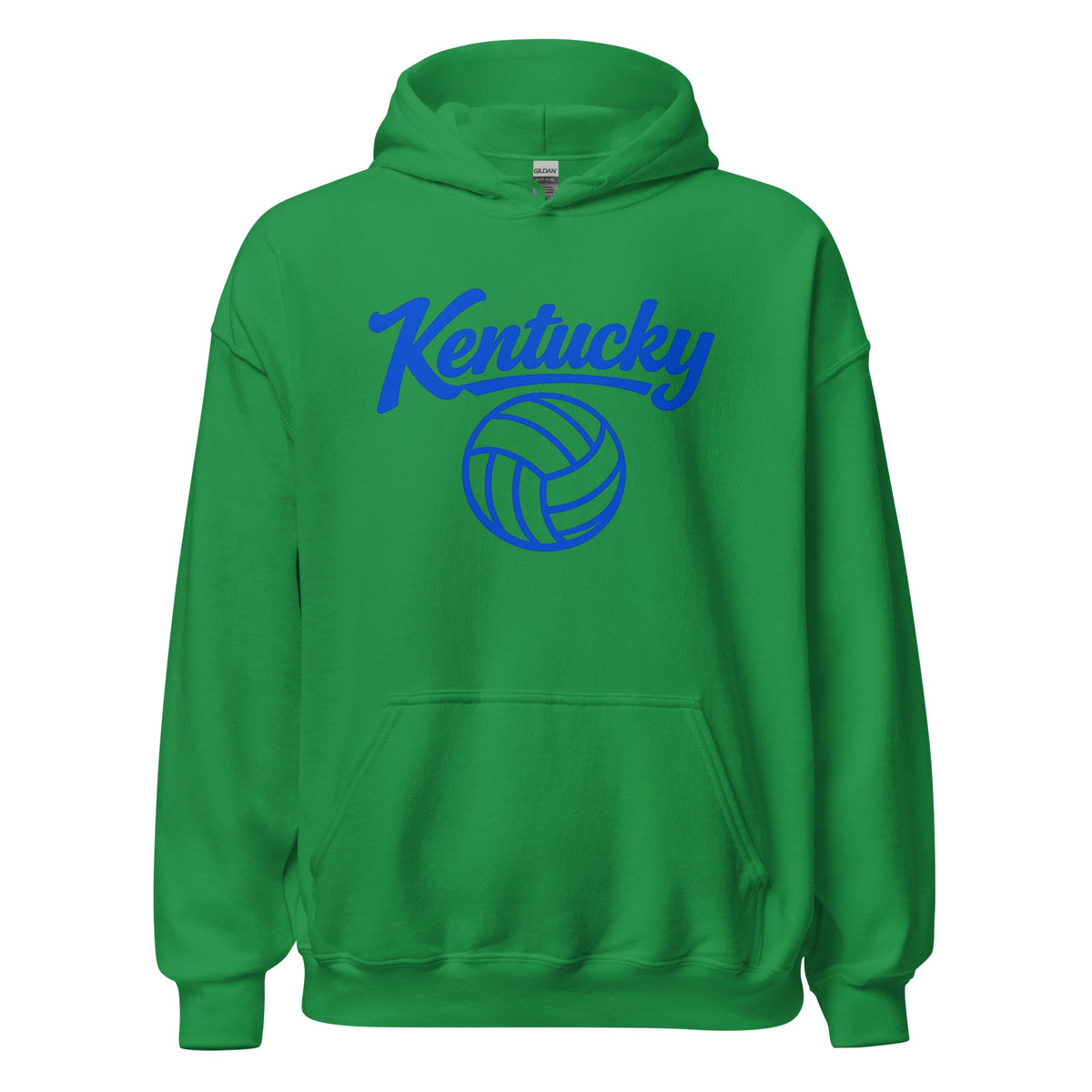Kentucky Script Volleyball Hoodie | Script & Ball Design | Classic Pullover - Bluegrass Elite Apparel LLC