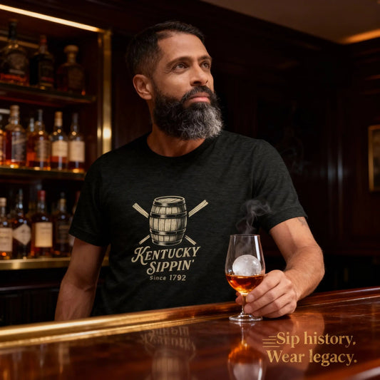 Kentucky Sippin’ Since 1792 Shirt | Bourbon Heritage Tee | Elite - Bluegrass Elite Apparel LLC