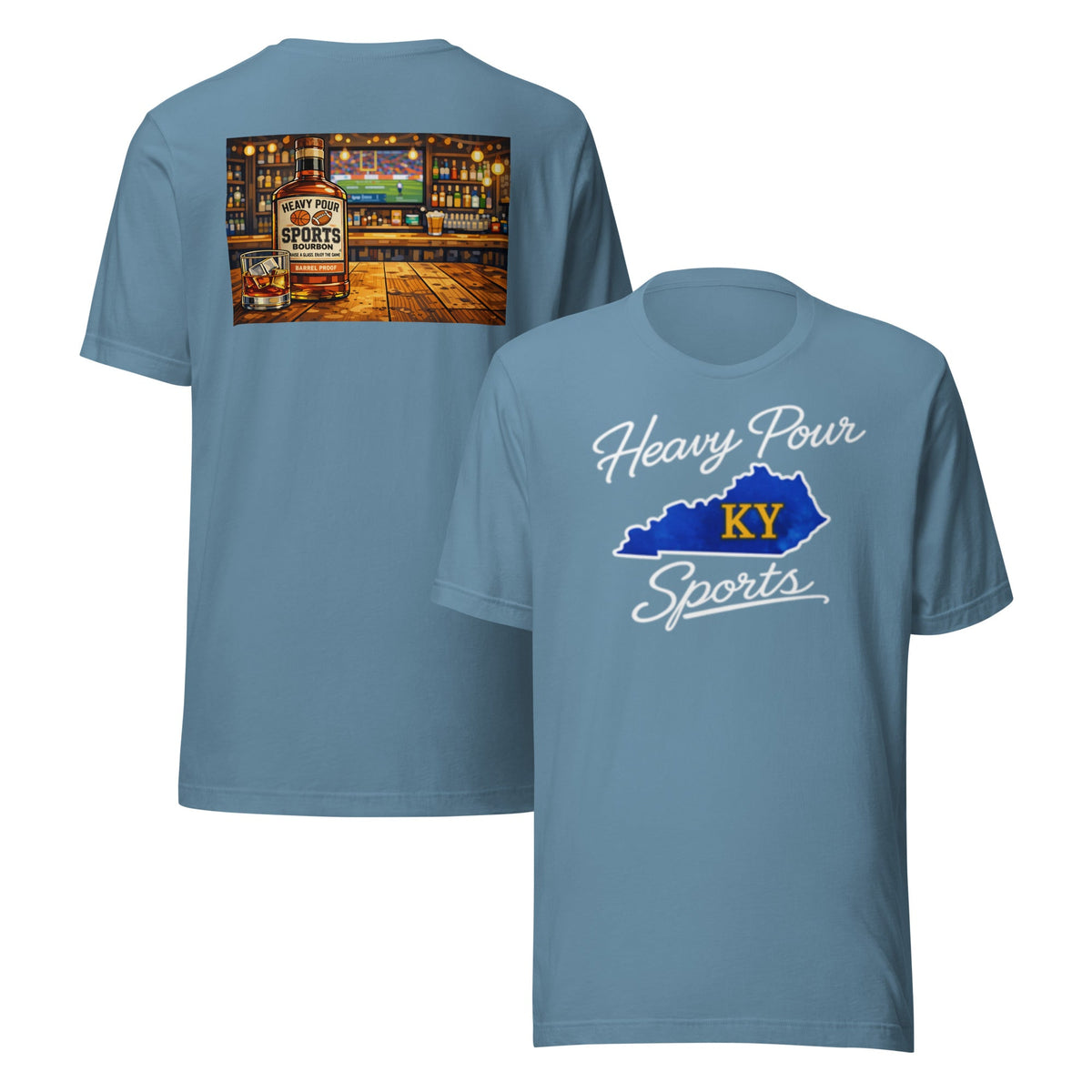 Kentucky Sports T-Shirt | Heavy Pour KY Design | Classic Cotton - Bluegrass Elite Apparel LLC