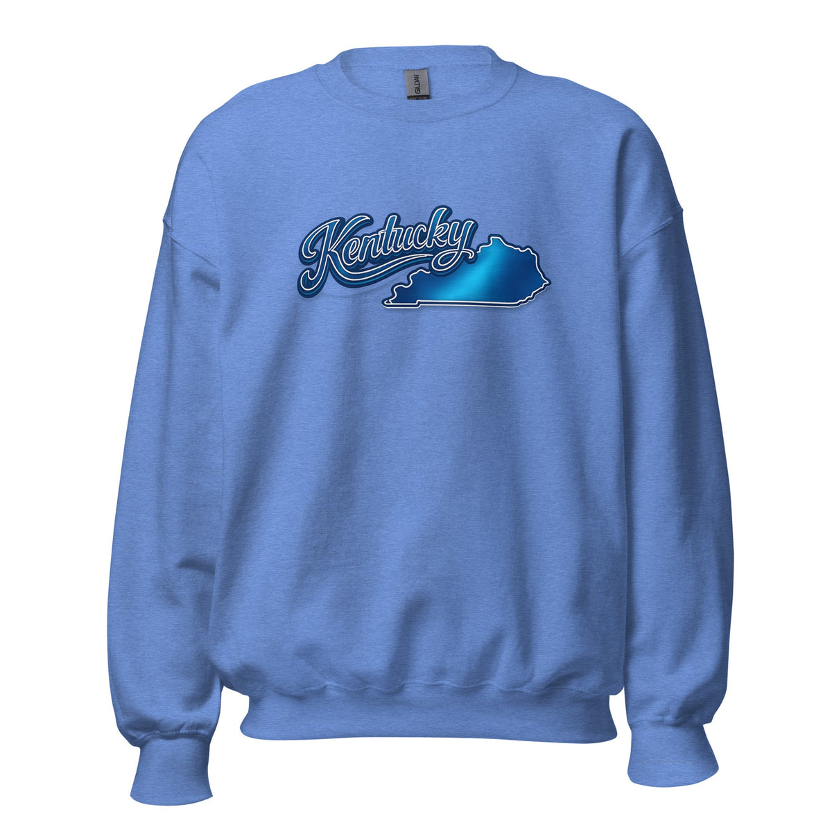 Kentucky Sweatshirt | Script State Outline | Cozy Unisex Pullover - Bluegrass Elite Apparel LLC