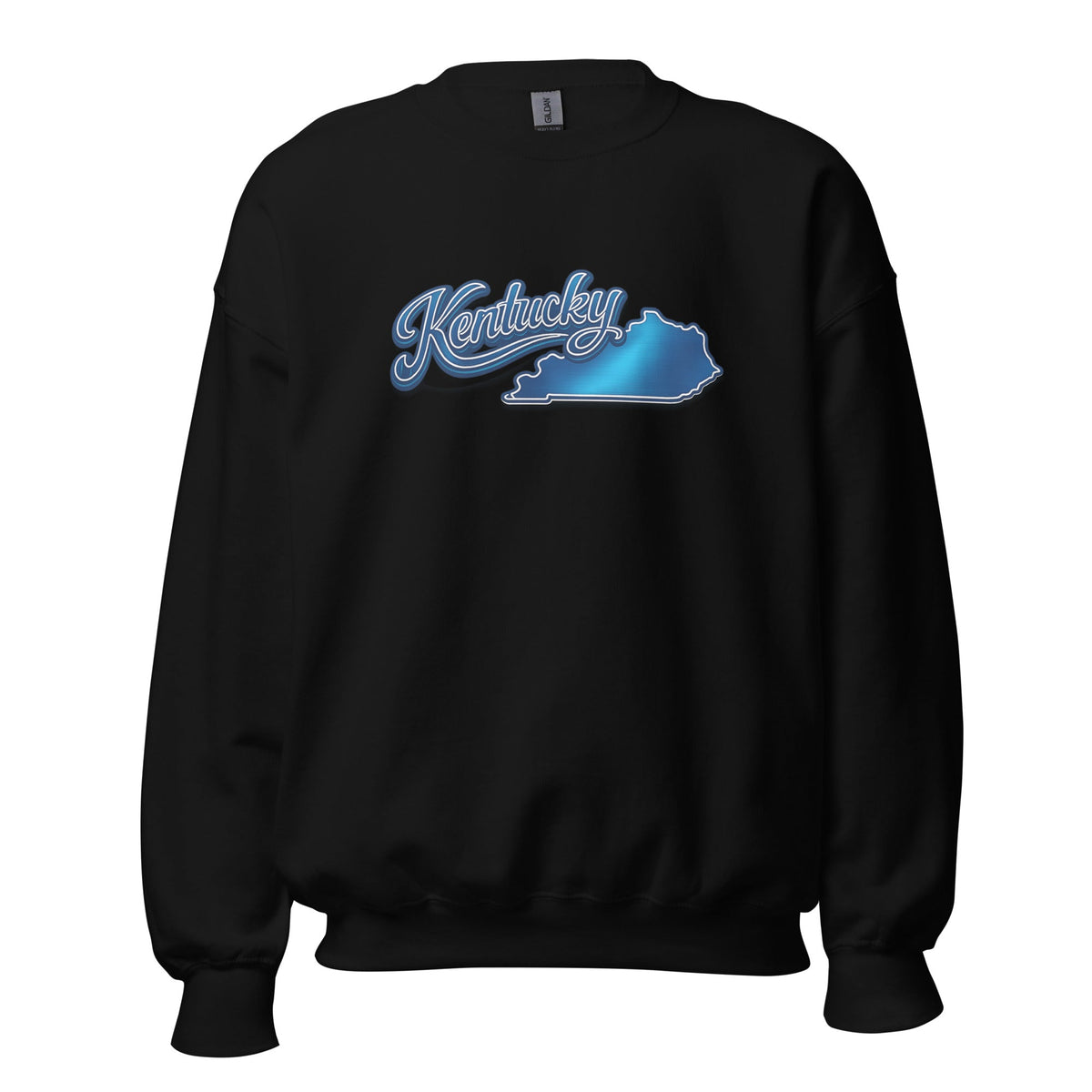 Kentucky Sweatshirt | Script State Outline | Cozy Unisex Pullover - Bluegrass Elite Apparel LLC