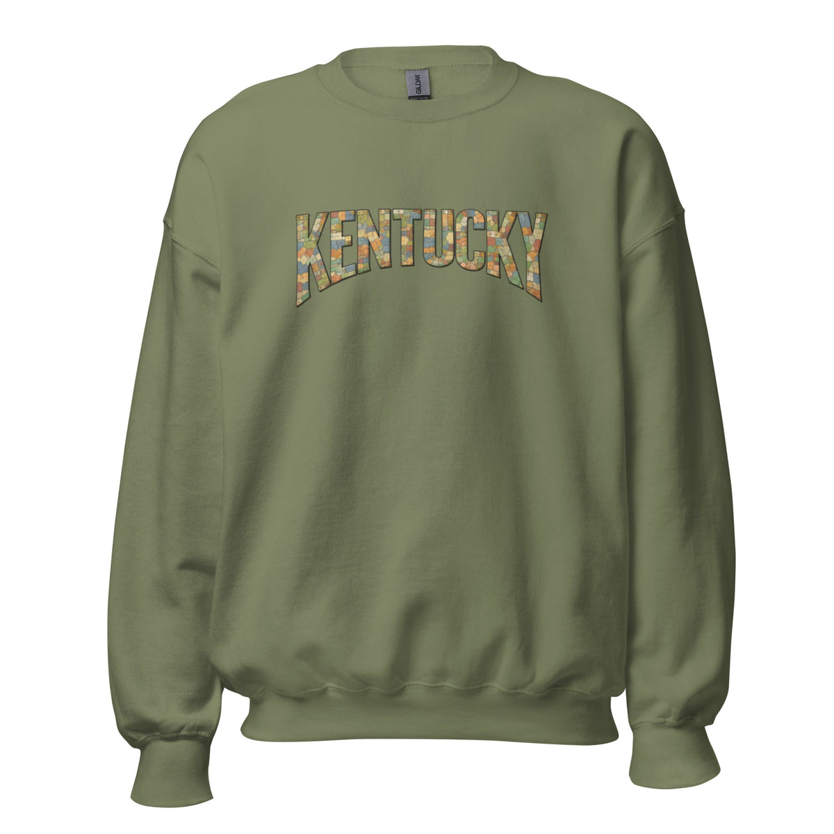 Kentucky Sweatshirt | Vintage County Map Design | Cozy Fit - Bluegrass Elite Apparel LLC